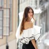 Cotton ruffle top - Slika 2