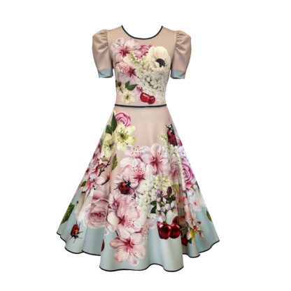 Midi cherry dress