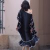 Dramatic Caftan Black - Image 2