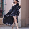Dramatic Caftan Black - Image 7