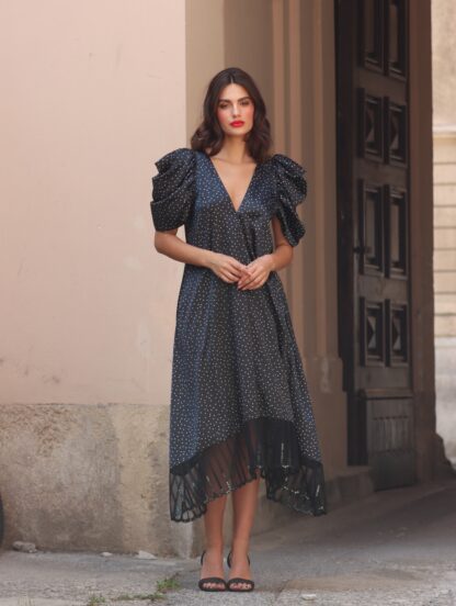 Iris Satin dress - Image 4
