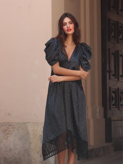 Iris Satin dress - Image 3