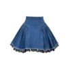 Mini denim skirt