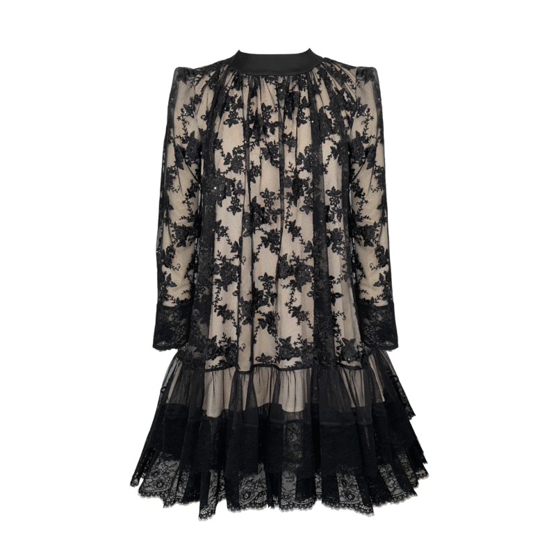 Black Macaron dress