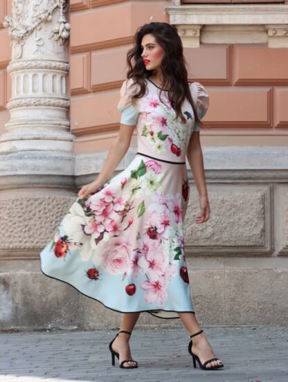 Midi cherry dress - Slika 12