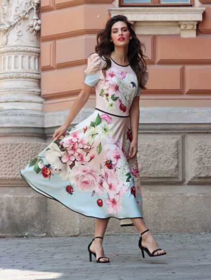 Midi cherry dress - Slika 13