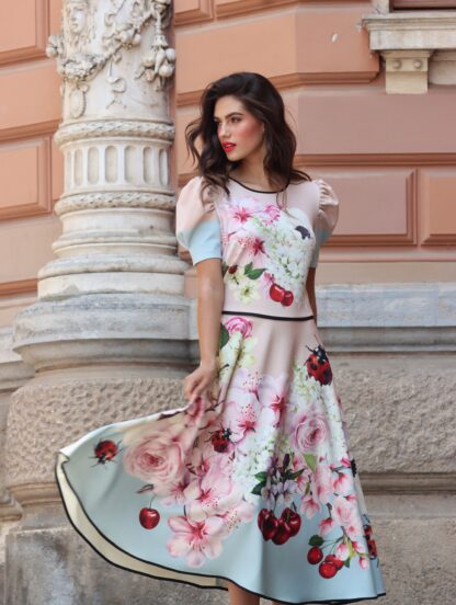 Midi cherry dress - Slika 14