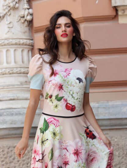 Midi cherry dress - Slika 16