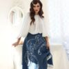 Denim logo skirt - Image 4