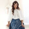 Denim logo skirt - Image 3