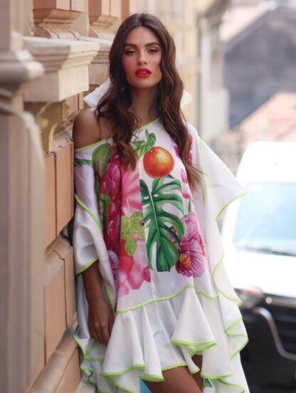 Dramatic Tropic Caftan - Slika 6