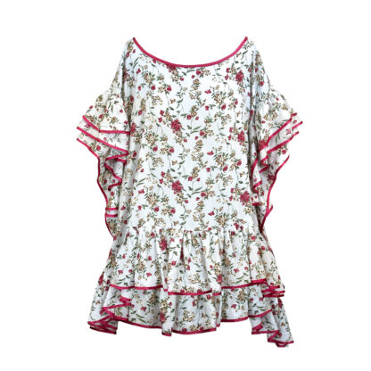 Pink flowers Caftan