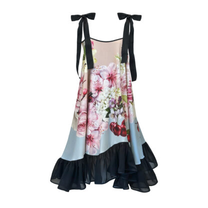 Black frill dress