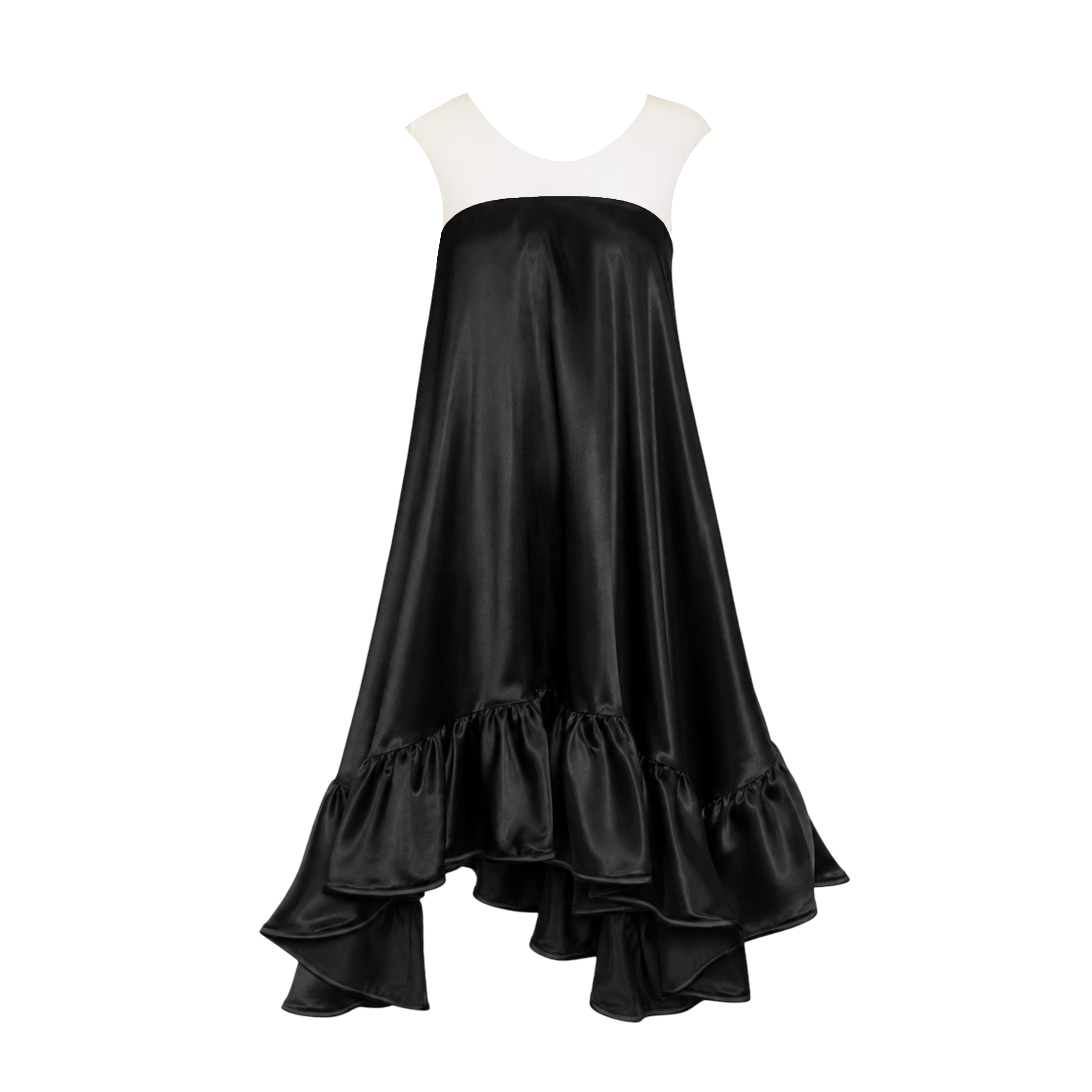 Black frill dress