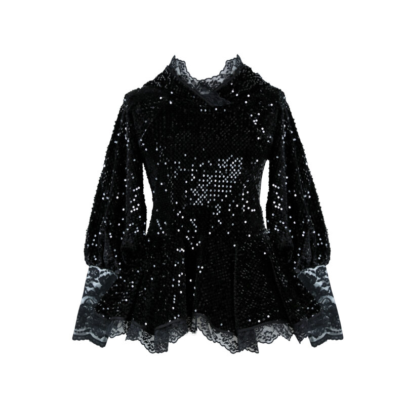 Black lux hoodie