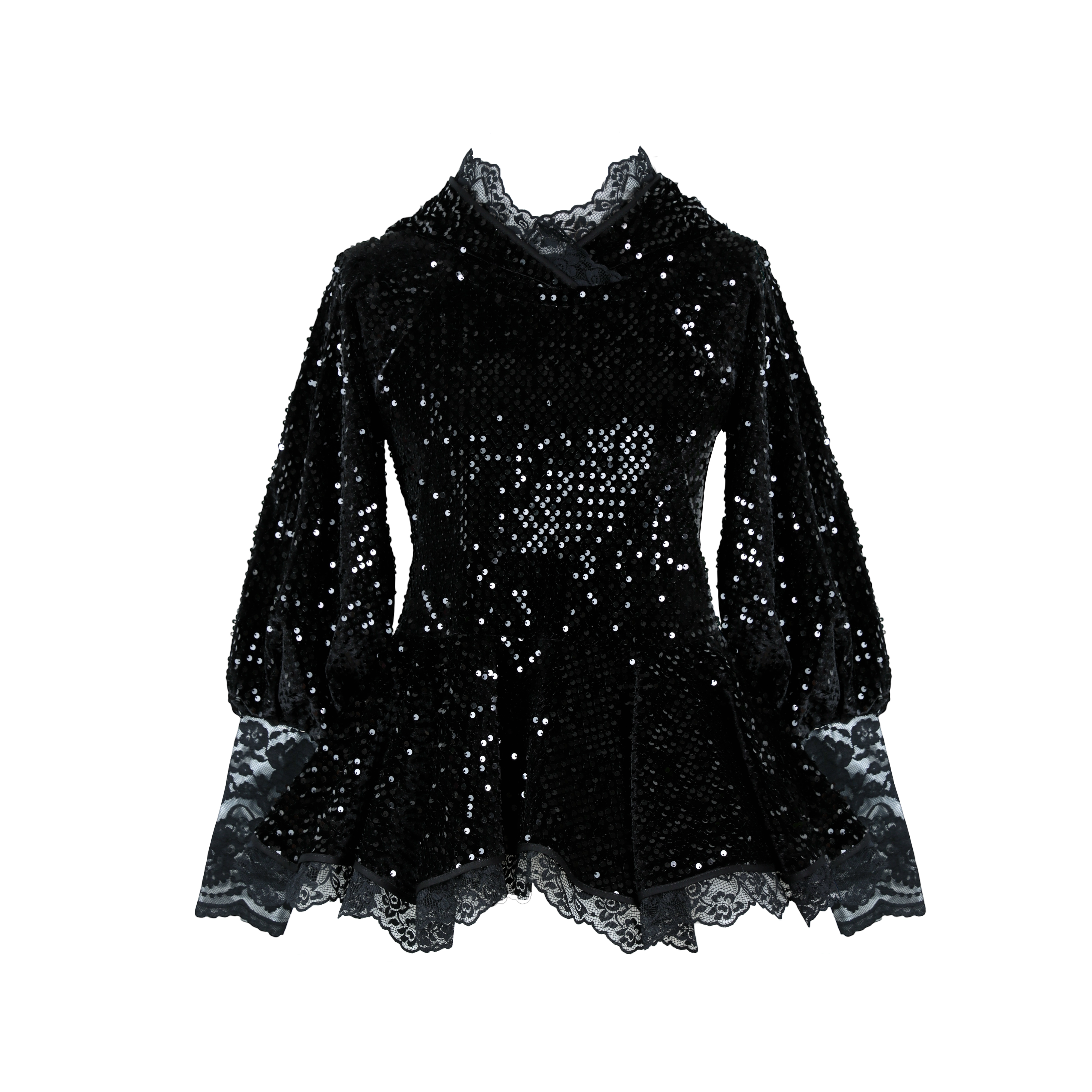 Black lux hoodie