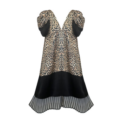 Iris leopard dress