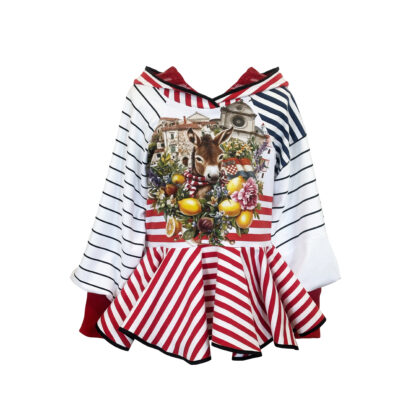 Pomalo peplum hoodie