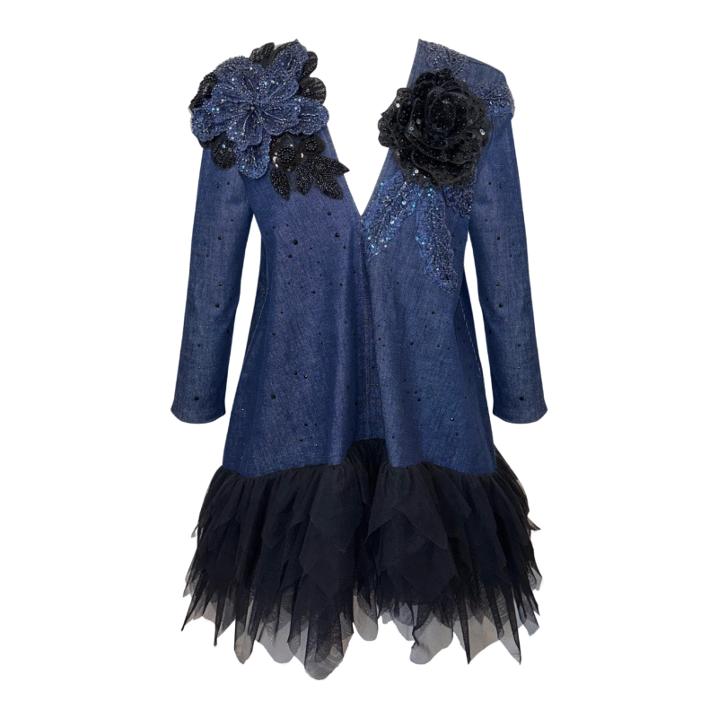 Couture Denim Dress