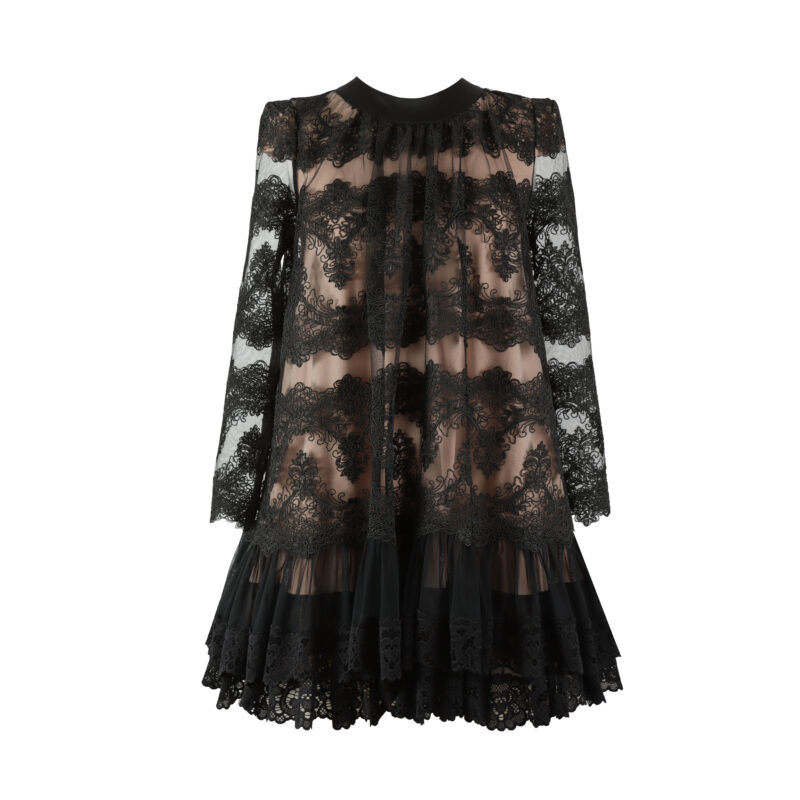 Black Macaron dress