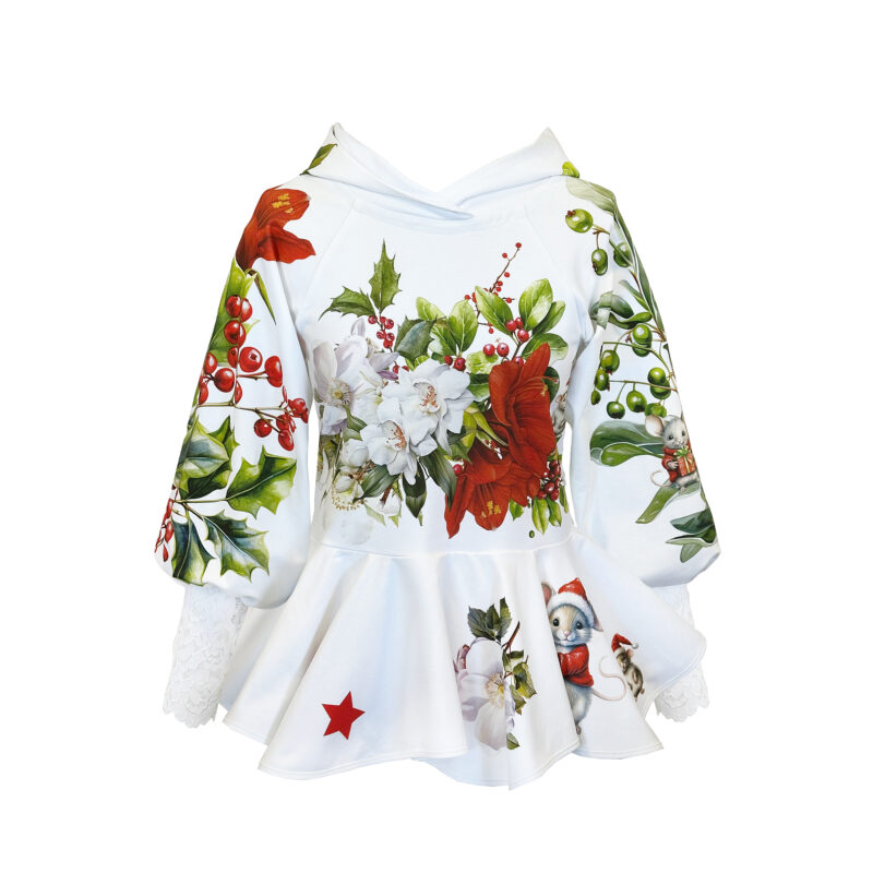 Winter bouquet hoodie