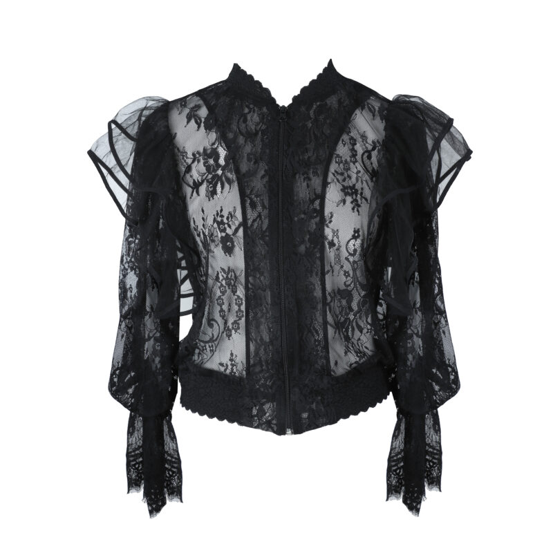 Lace Bomber Jacket