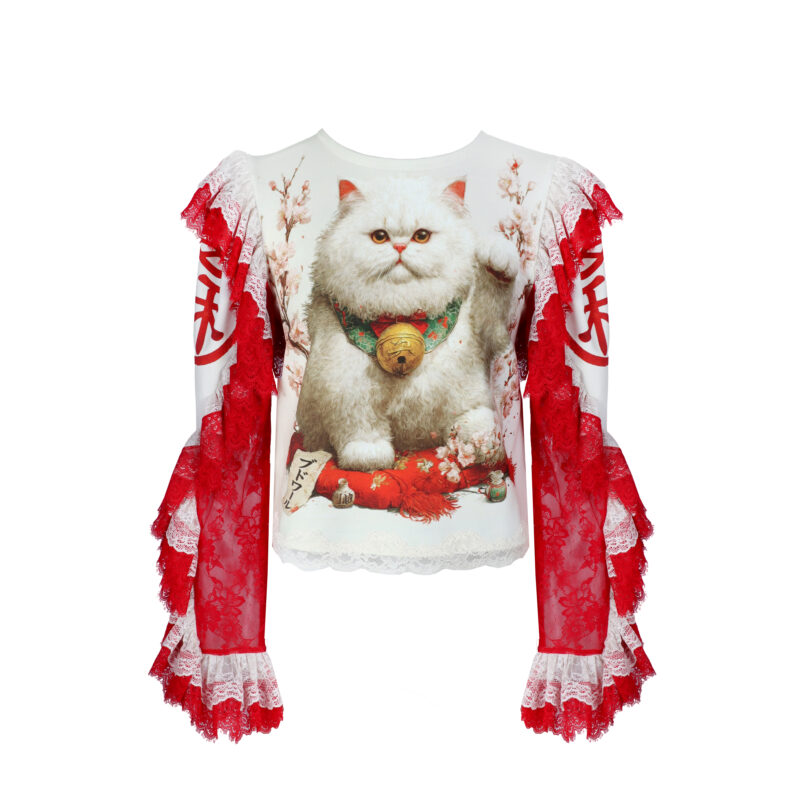 Maneki Neko blouse